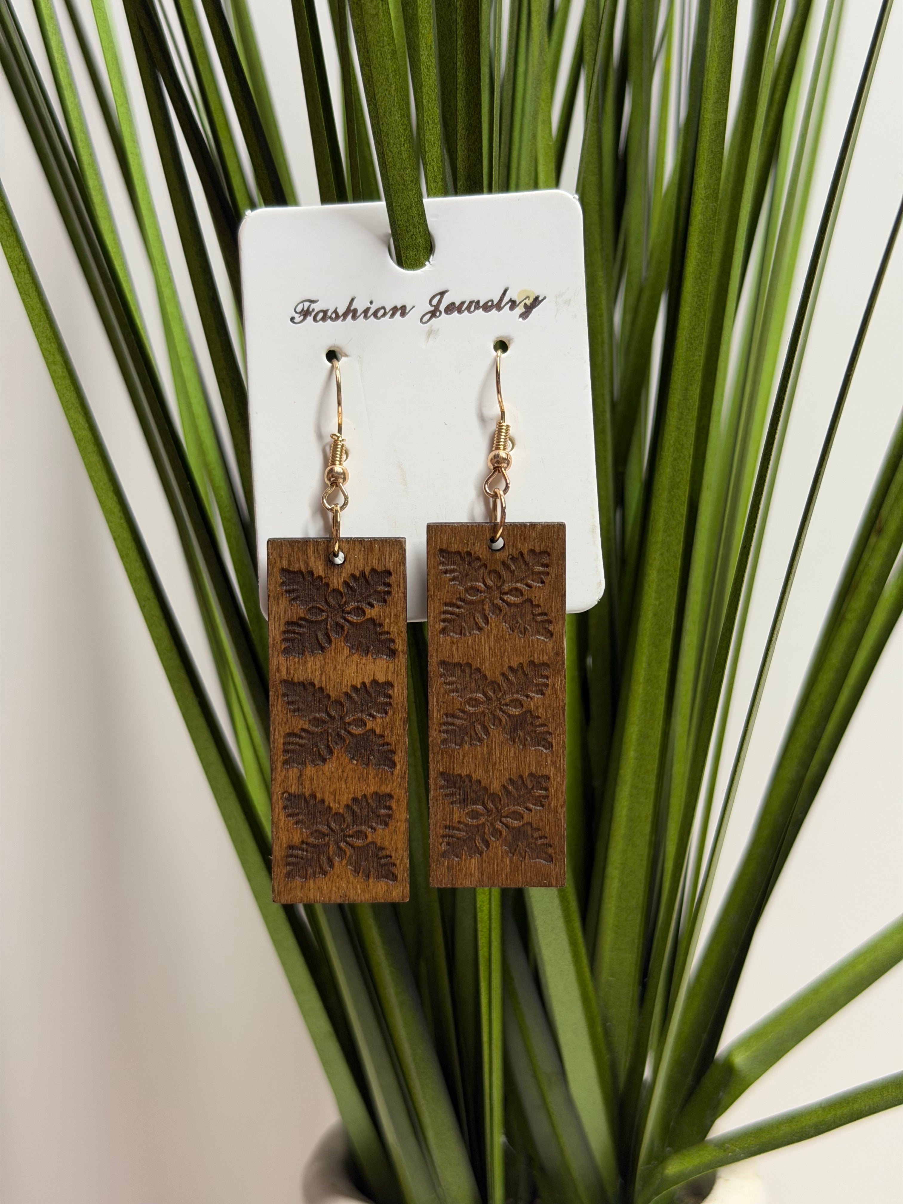 Wood Earrings 09