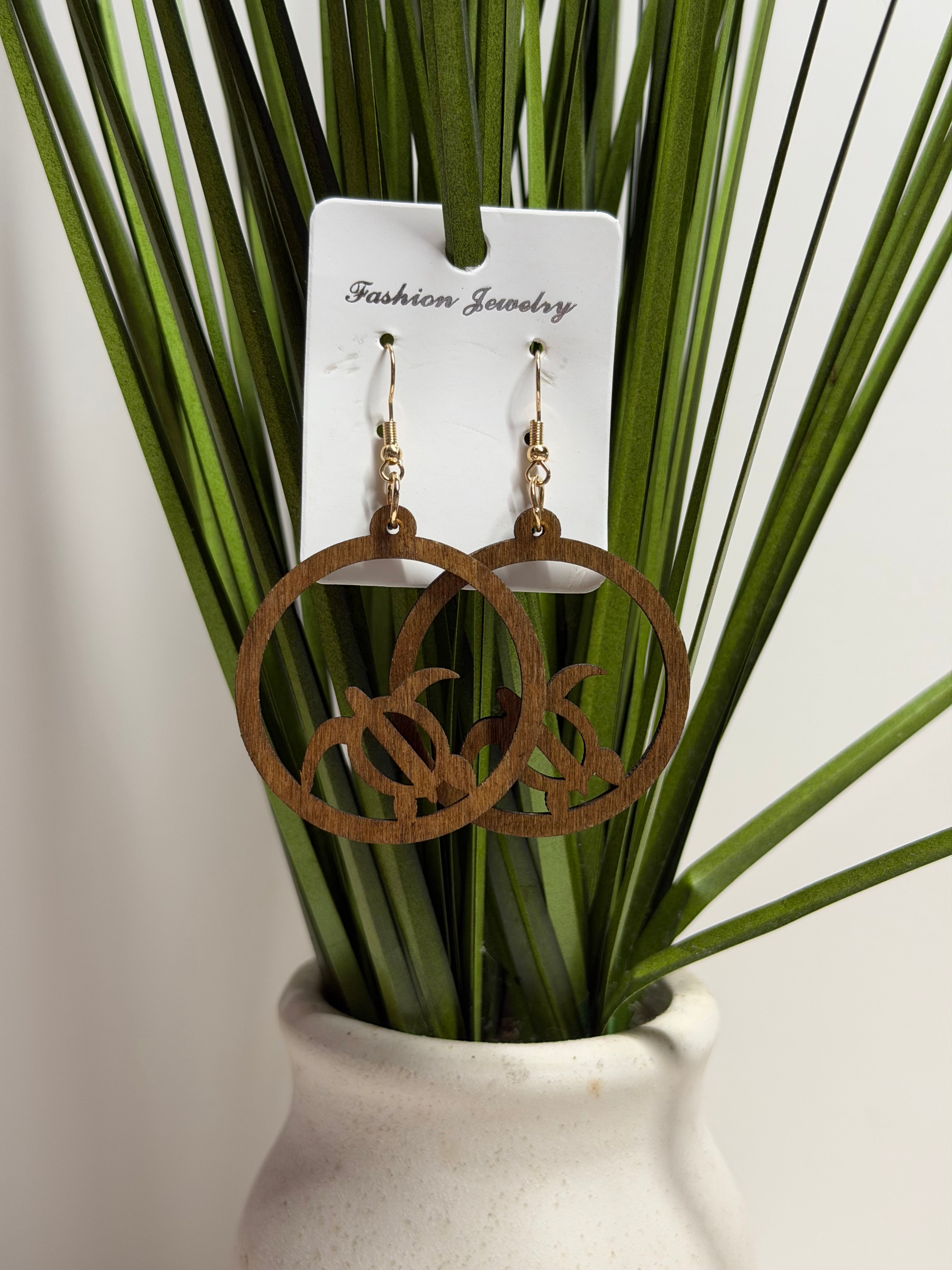 Wood Earrings 01