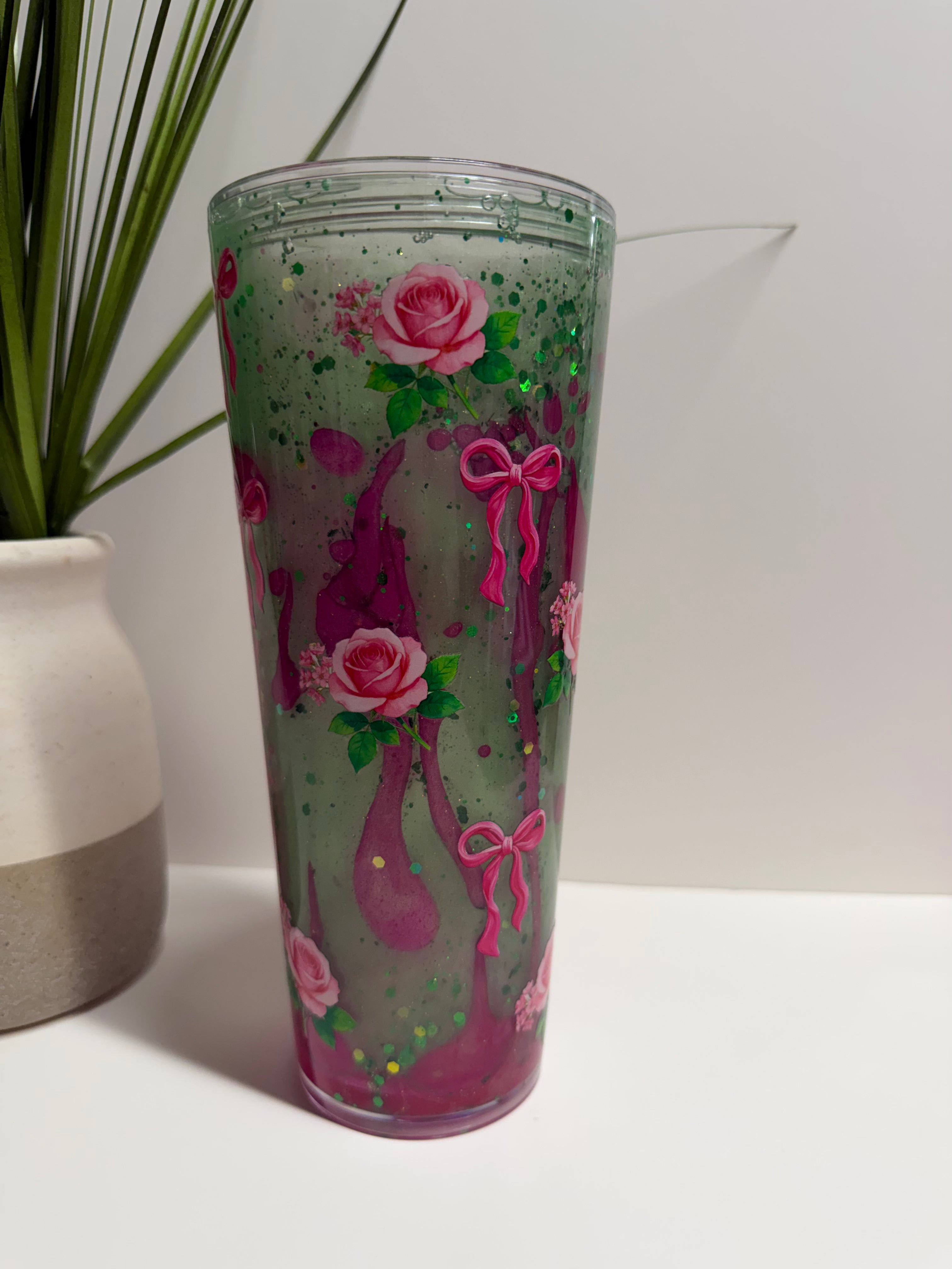 24oz Cutomized Snow Globe Cup